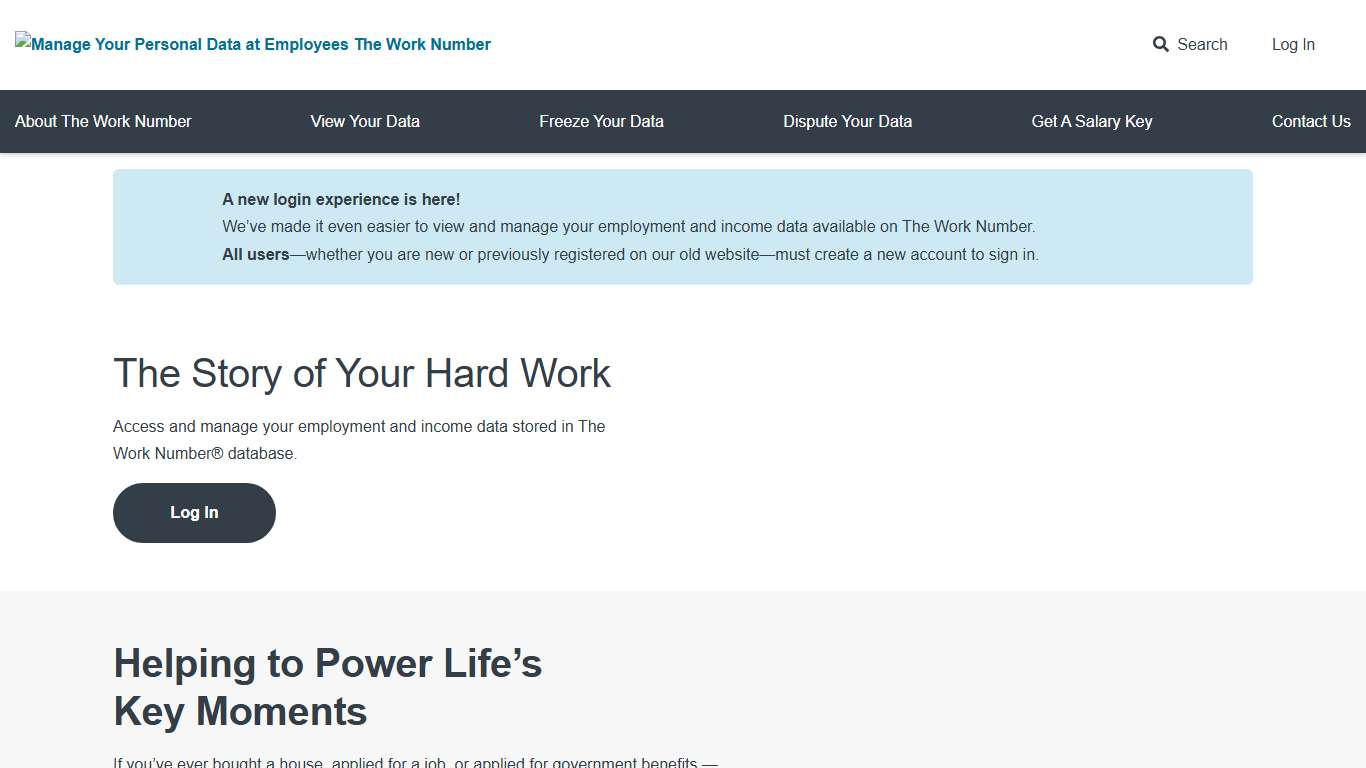 The Work Number for Employees and Consumers